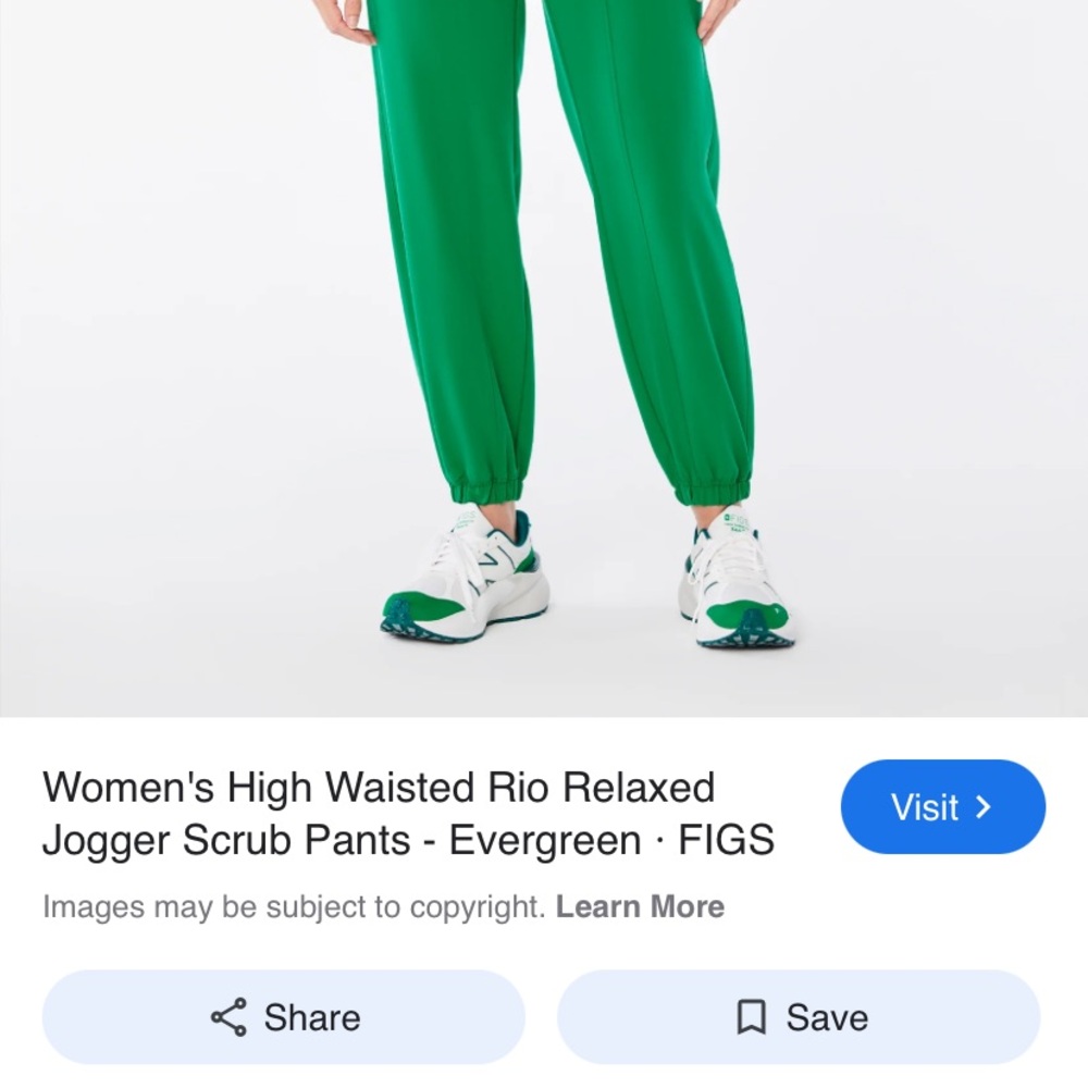 Figs High Waisted Ballon Scrub Pant - Picture 2 of 7